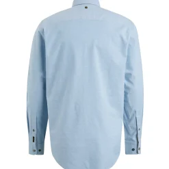 PME Legend Overhemd Van Katoen Met Stretch Blauw Shop