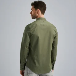 PME Legend Overhemd Van Katoenen Twill Groen Fashion