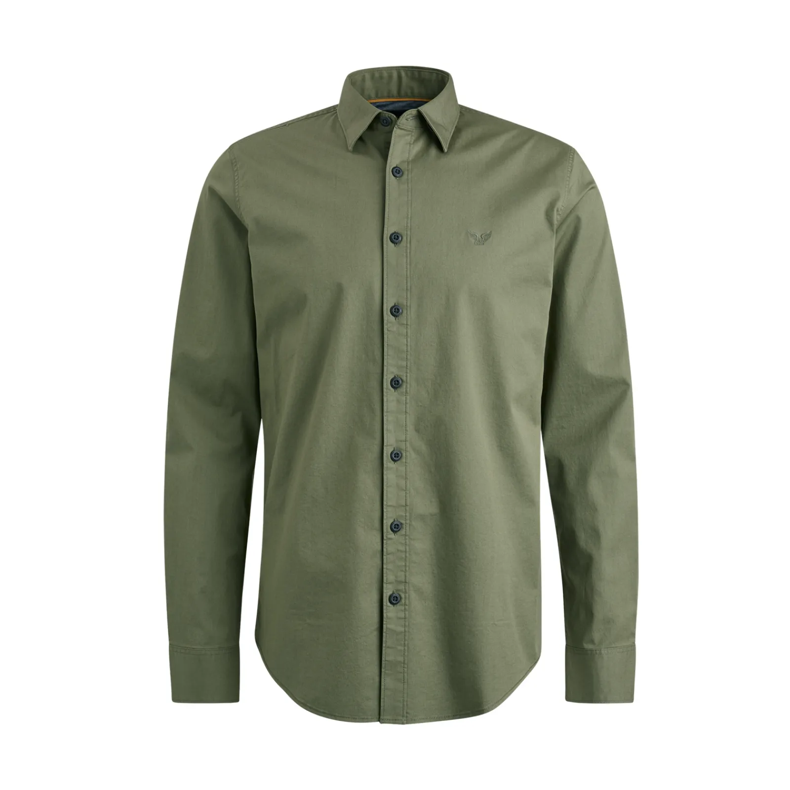 PME Legend Overhemd Van Katoenen Twill Groen Fashion