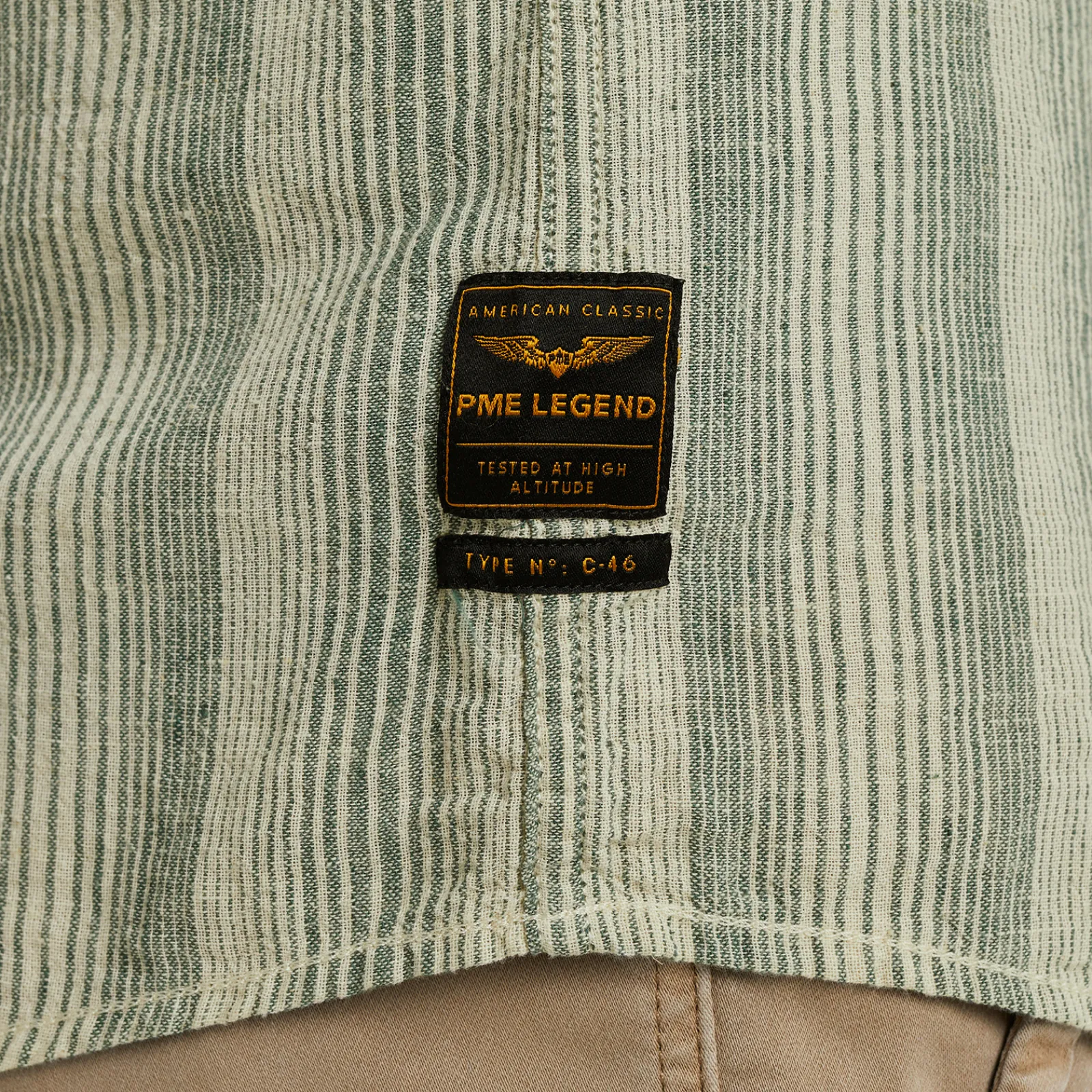 PME Legend Overhemd Van Katoen/linnen Blauw Shop