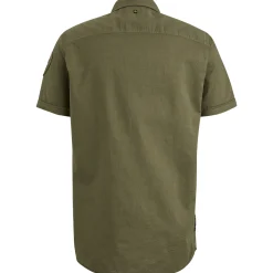 PME Legend Overhemd Van Katoen/linnen Groen Flash Sale