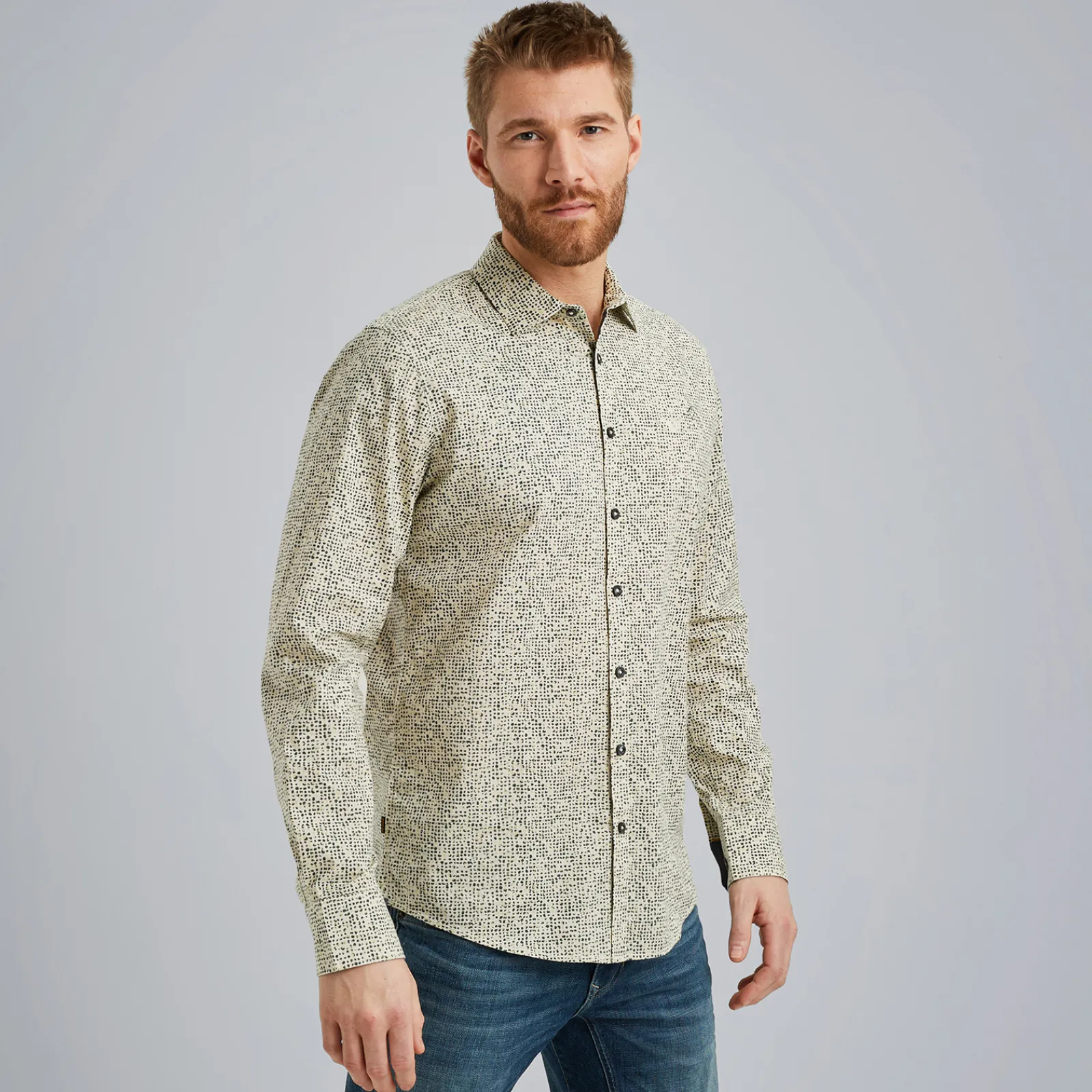 PME Legend Overhemd Van Poplin Katoen Beige Shop