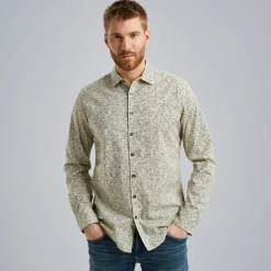 PME Legend Overhemd Van Poplin Katoen Beige Shop