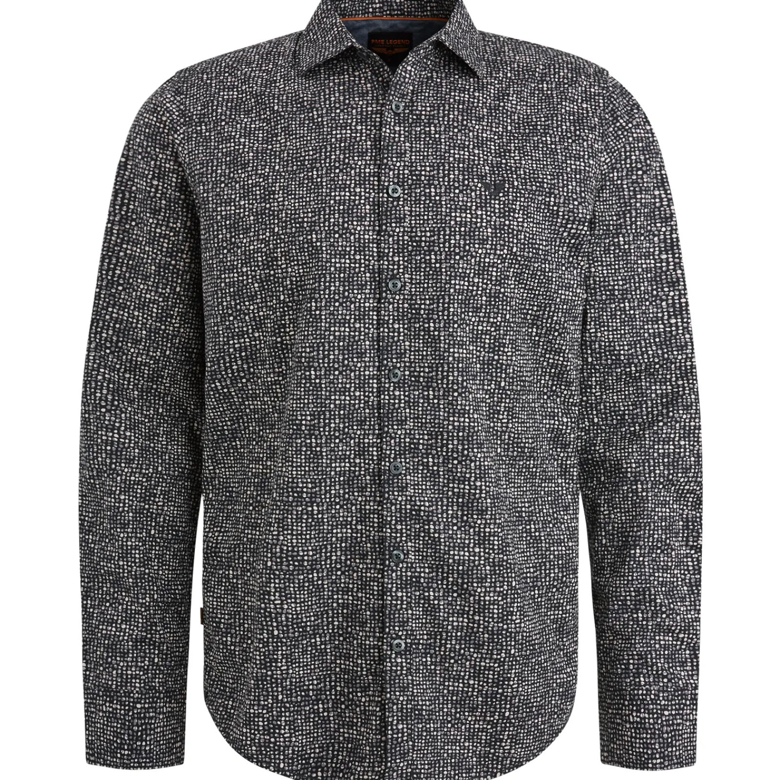 PME Legend Overhemd Van Poplin Katoen Grijs Fashion