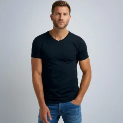 PME Legend 2-Pack Basic T-Shirt Blauw Sale
