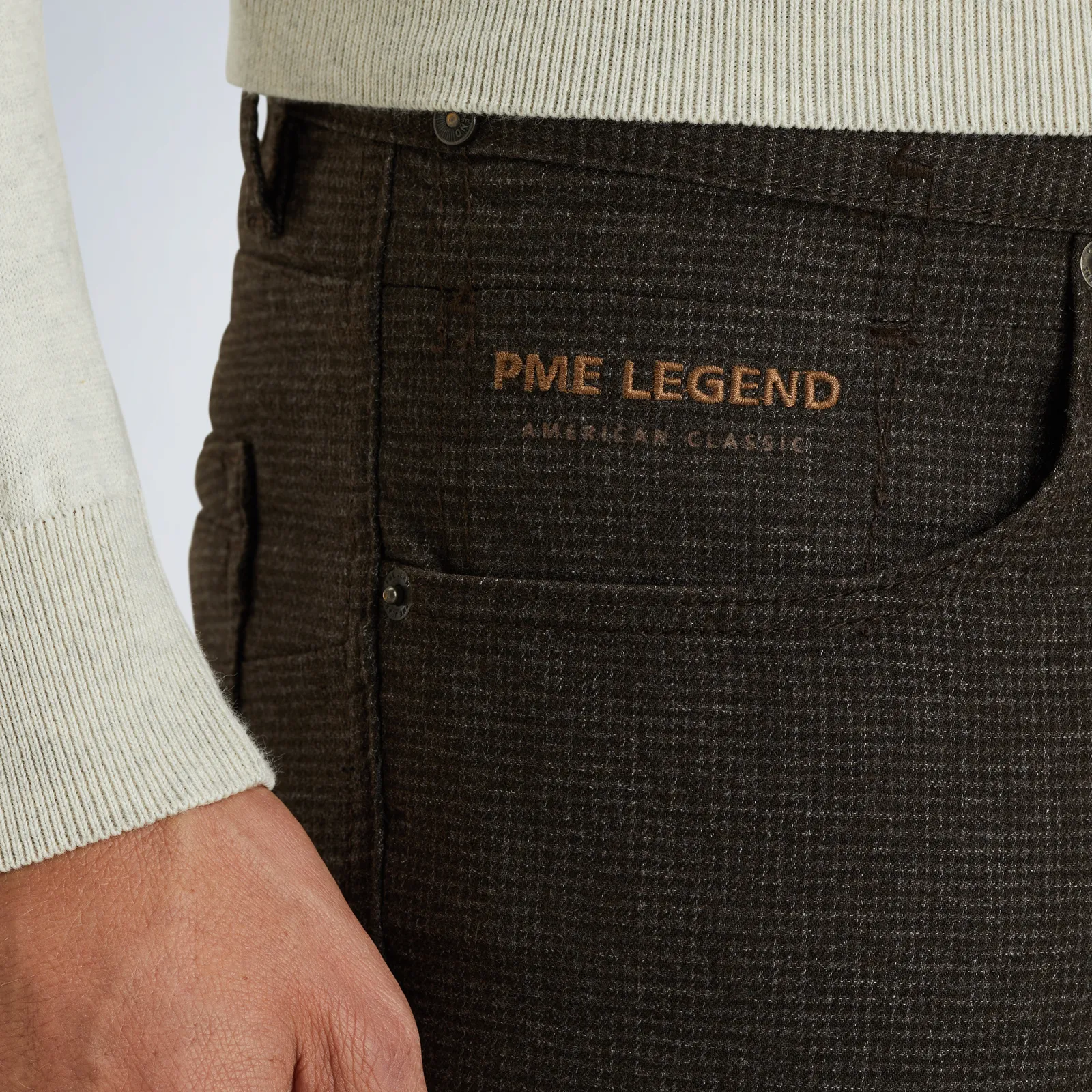 PME Legend Nightflight Regular Fit Broek Bruin Hot