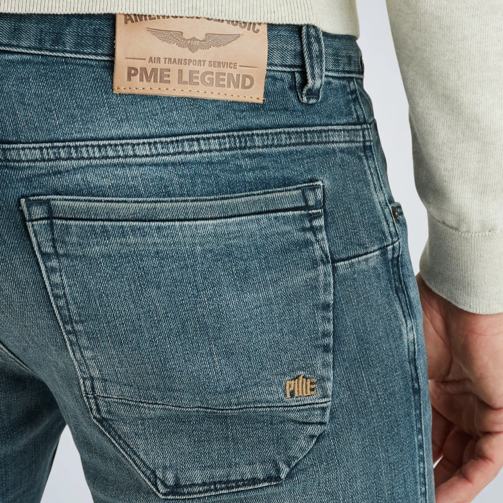 PME Legend Nightflight Regular Fit Jeans Grijs Online
