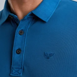 PME Legend Polo Met Lange Mouwen Blauw Fashion