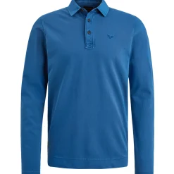 PME Legend Polo Met Lange Mouwen Blauw Fashion