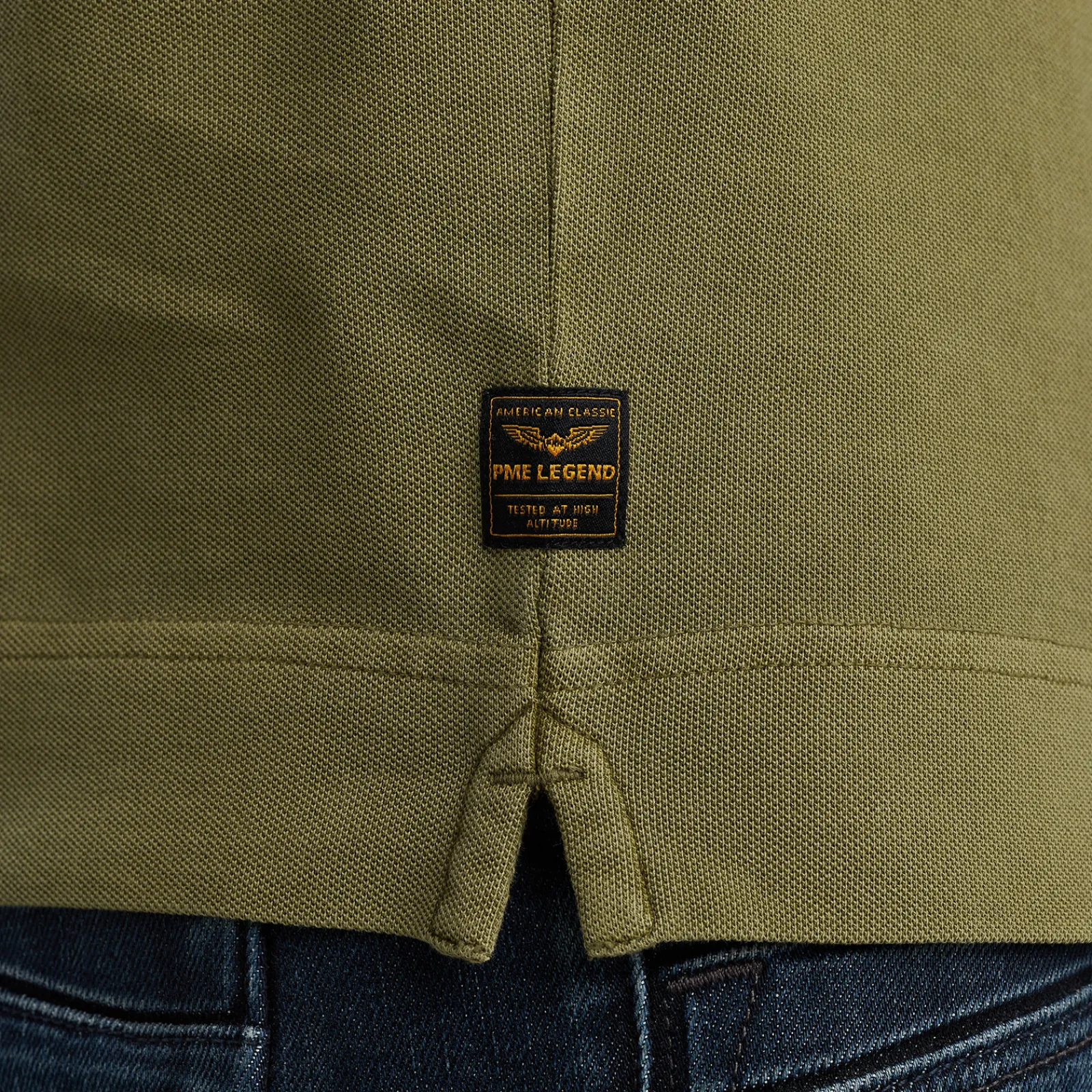 PME Legend Polo Met Lange Mouwen Groen Best Sale