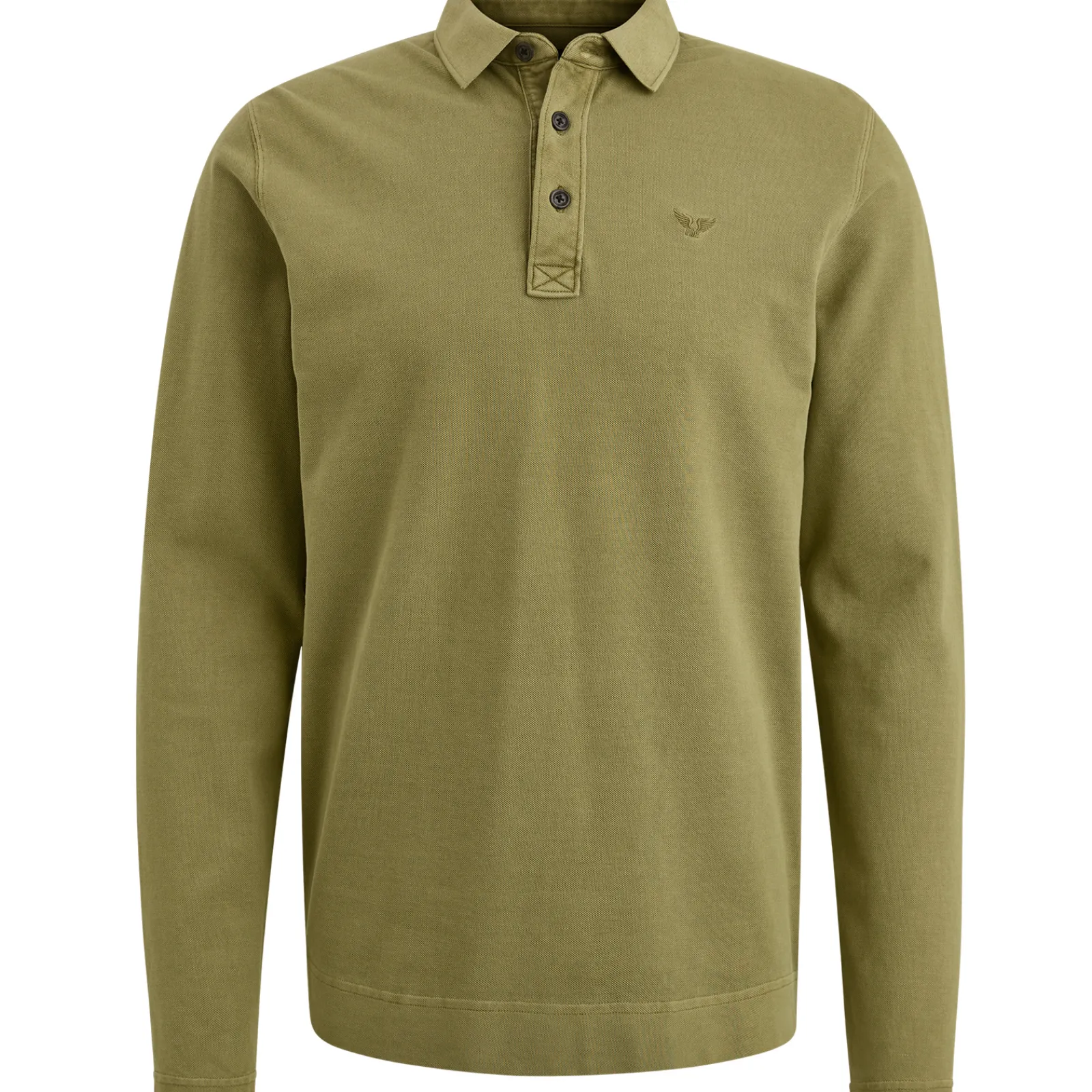 PME Legend Polo Met Lange Mouwen Groen Best Sale