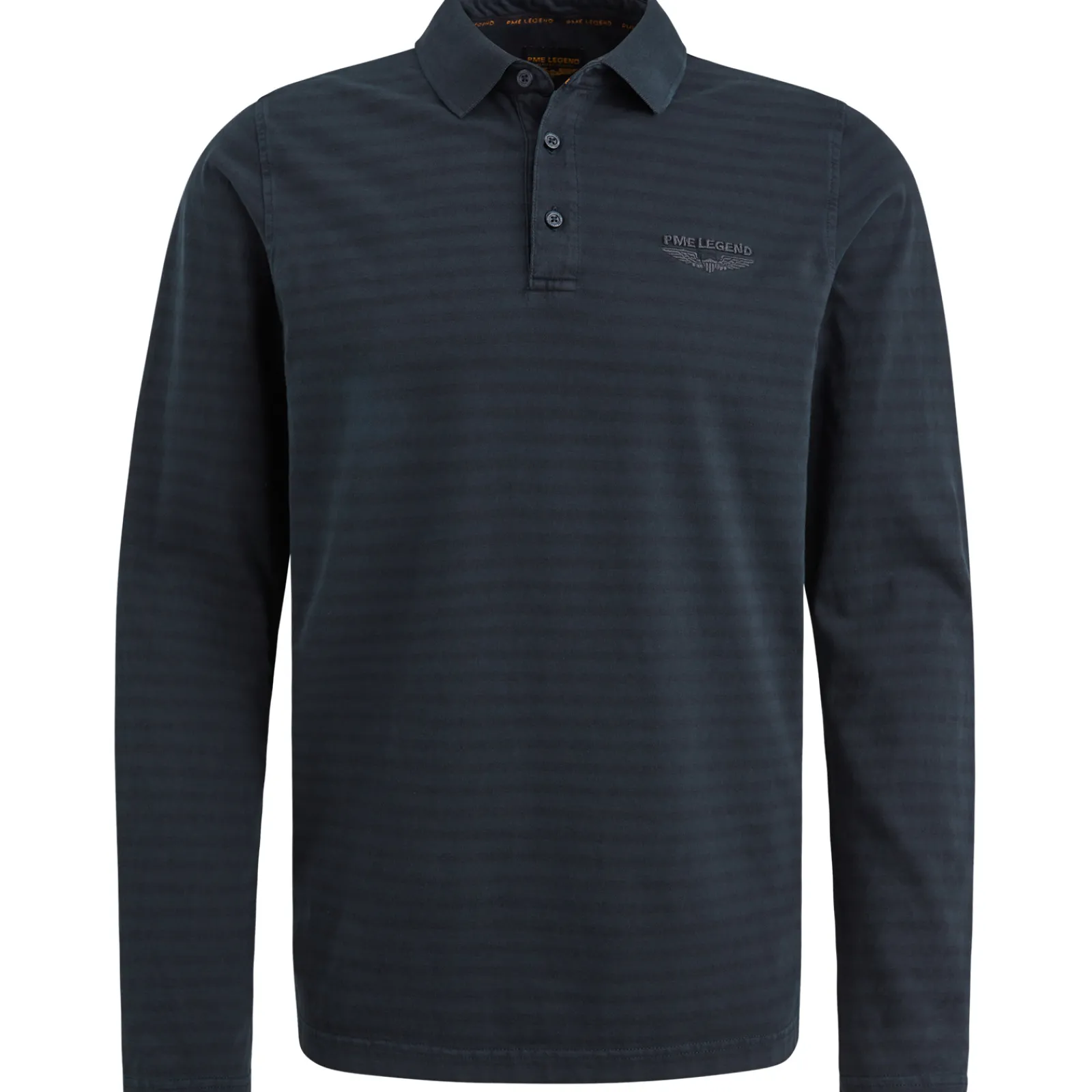 PME Legend Polo Met Lange Mouwen Blauw New