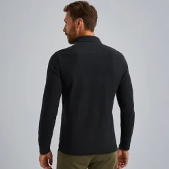 PME Legend Polo Met Lange Mouwen Zwart Best Sale