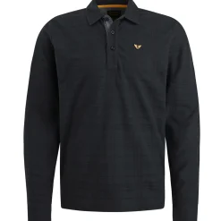 PME Legend Polo Met Lange Mouwen Grijs Outlet