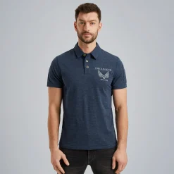 PME Legend Polo Van Jersey Blauw Online
