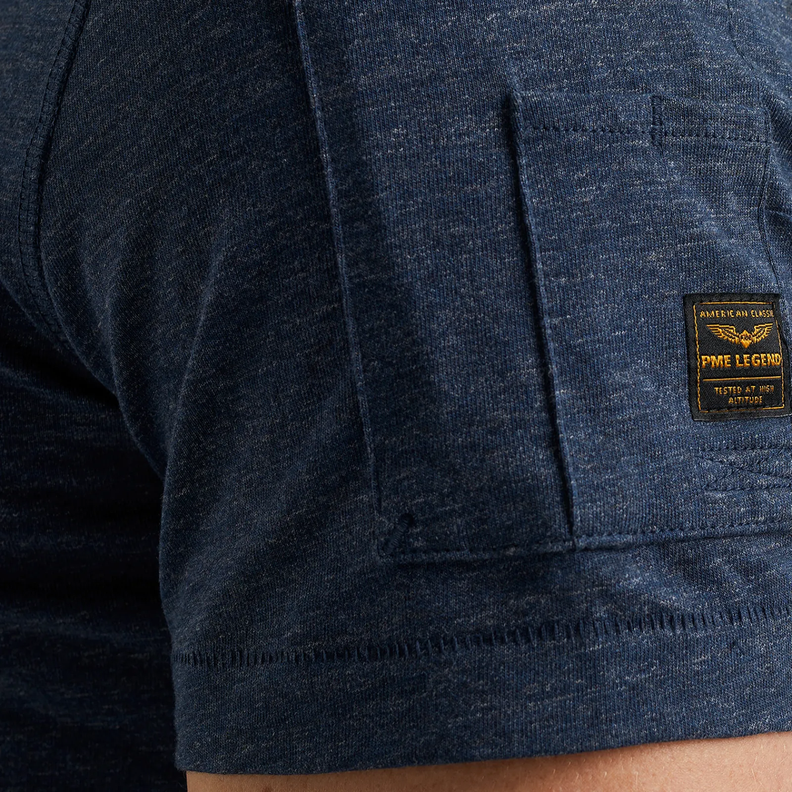 PME Legend Polo Van Jersey Blauw Online