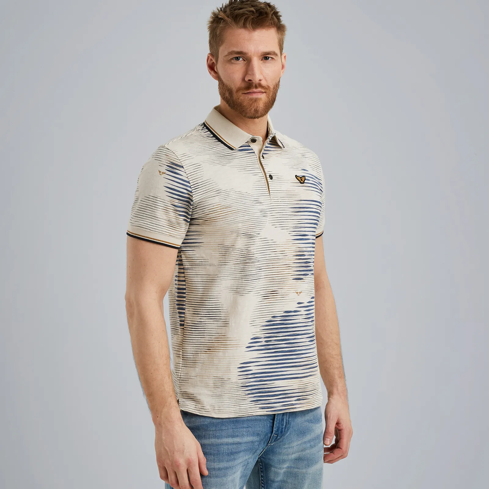 PME Legend Polo Van Jersey Beige Store