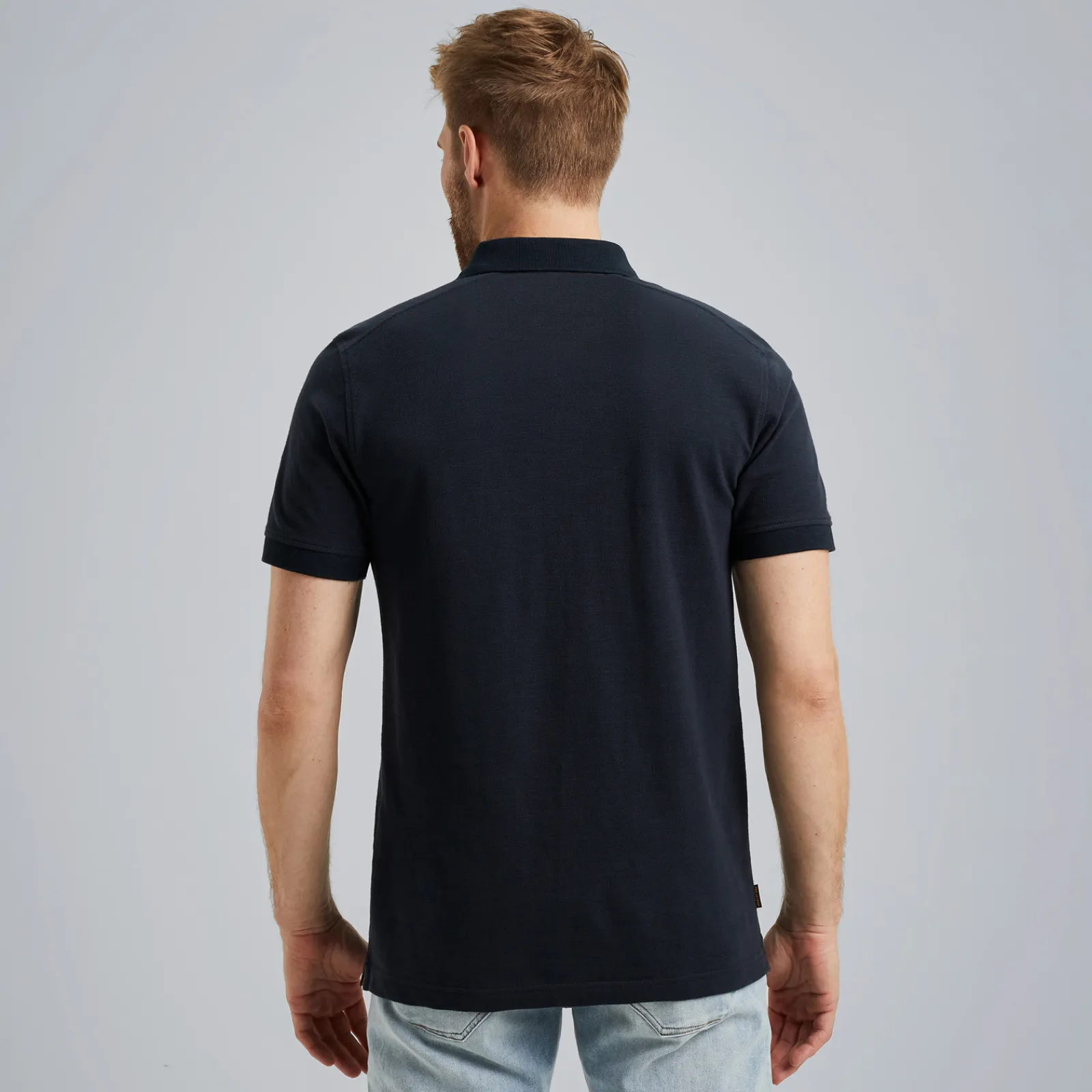 PME Legend Polo Van Slub Piqué Blauw Fashion