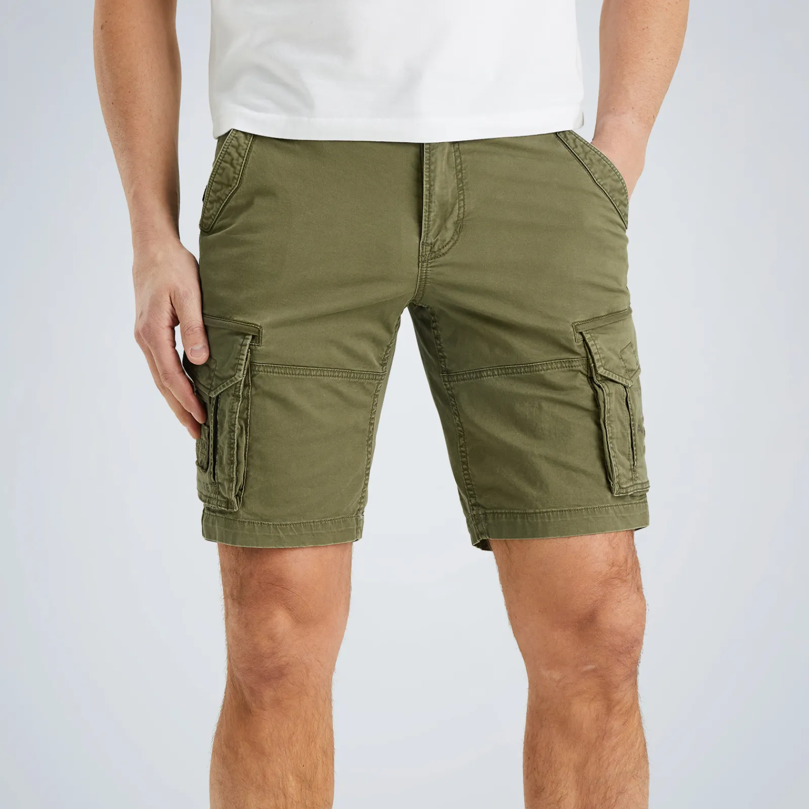 PME Legend Rotor Relaxed Fit Shorts Groen Store