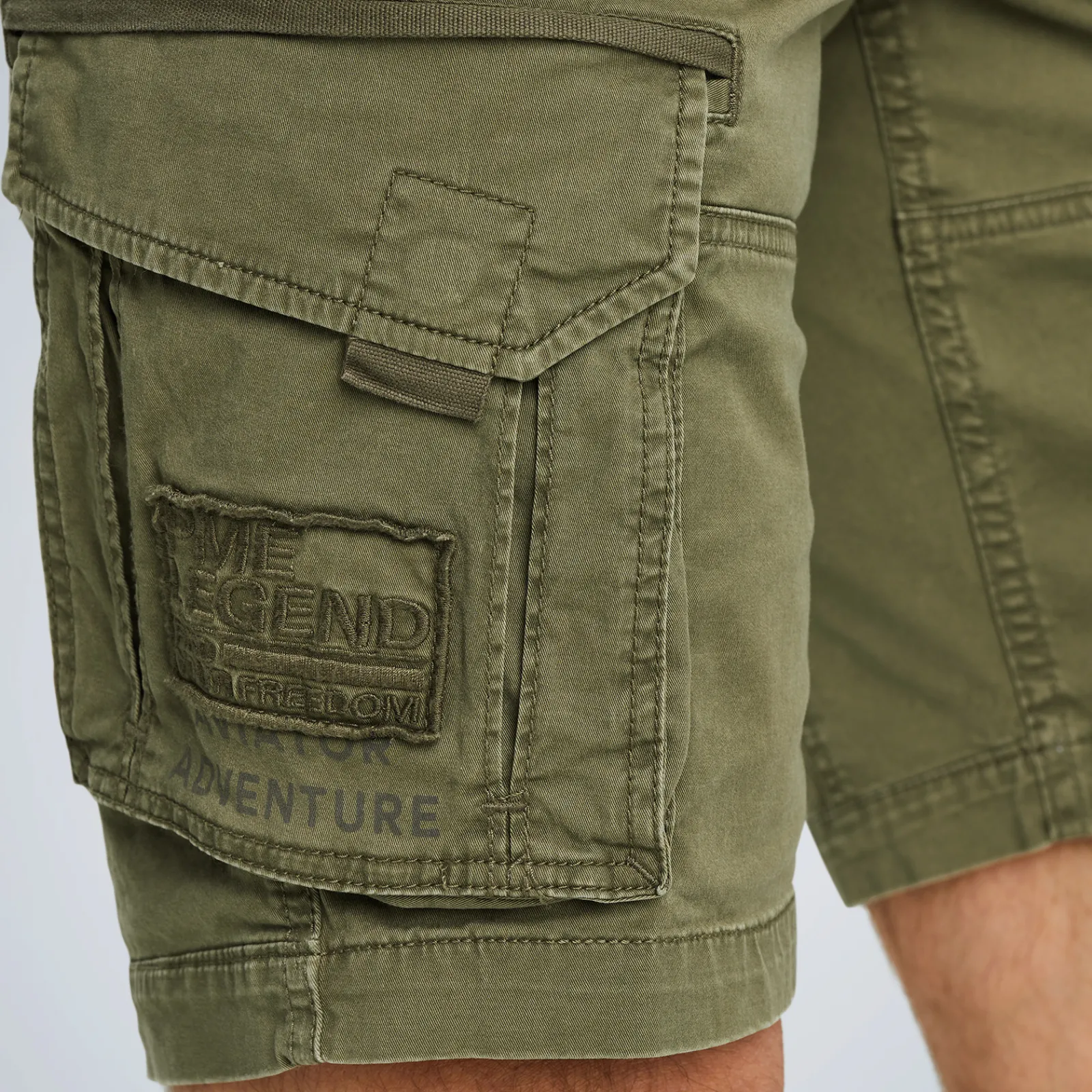 PME Legend Rotor Relaxed Fit Shorts Groen Store