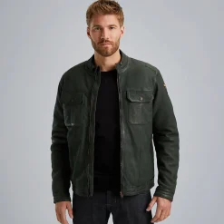 PME Legend Scraper Leren Jas Groen New