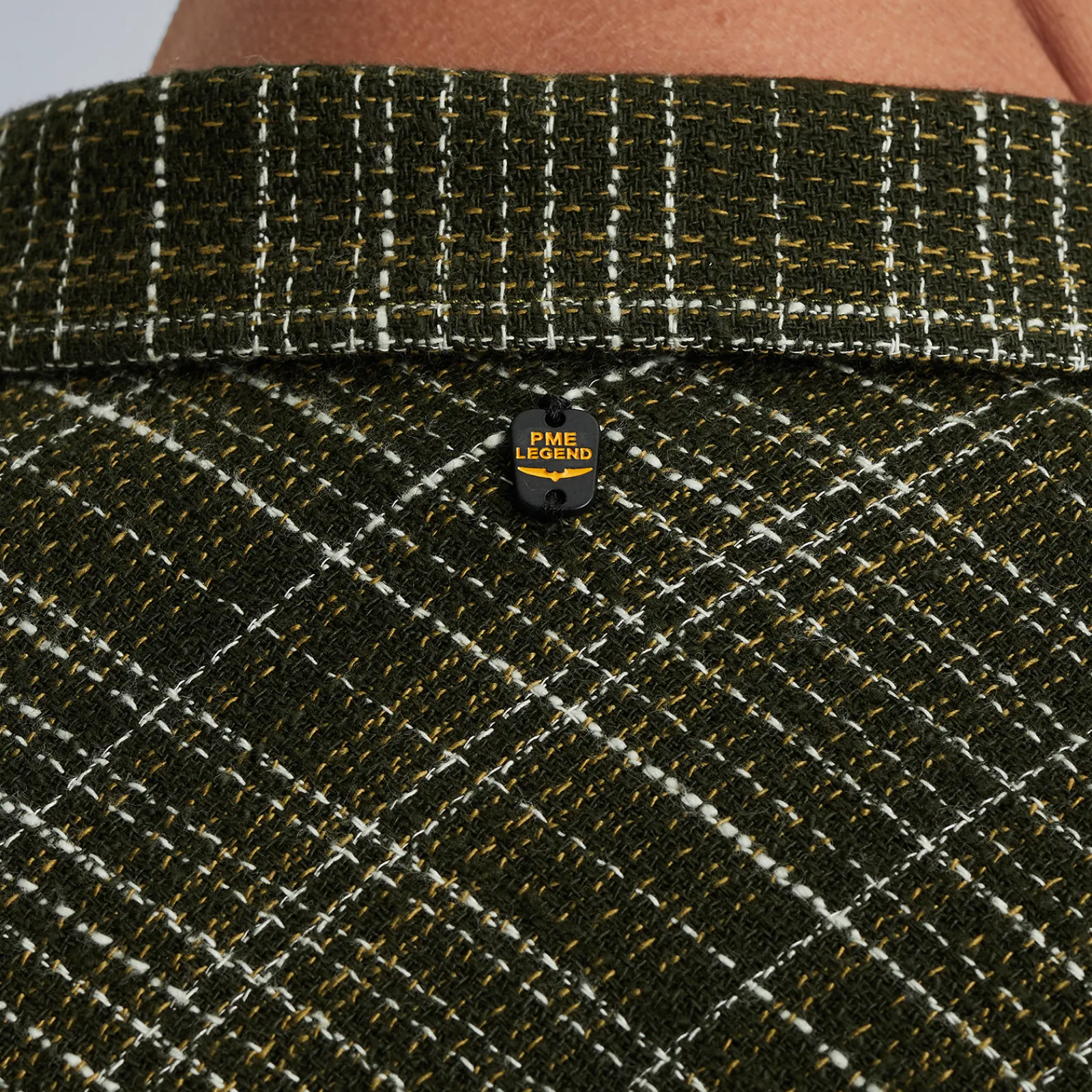 PME Legend Shirt Jacket Met Structuur Groen New