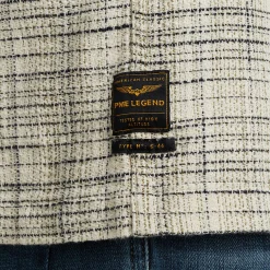 PME Legend Shirt Jacket Met Structuur Beige Cheap