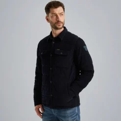 PME Legend Shirt Jacket Van Corduroy Blauw Hot