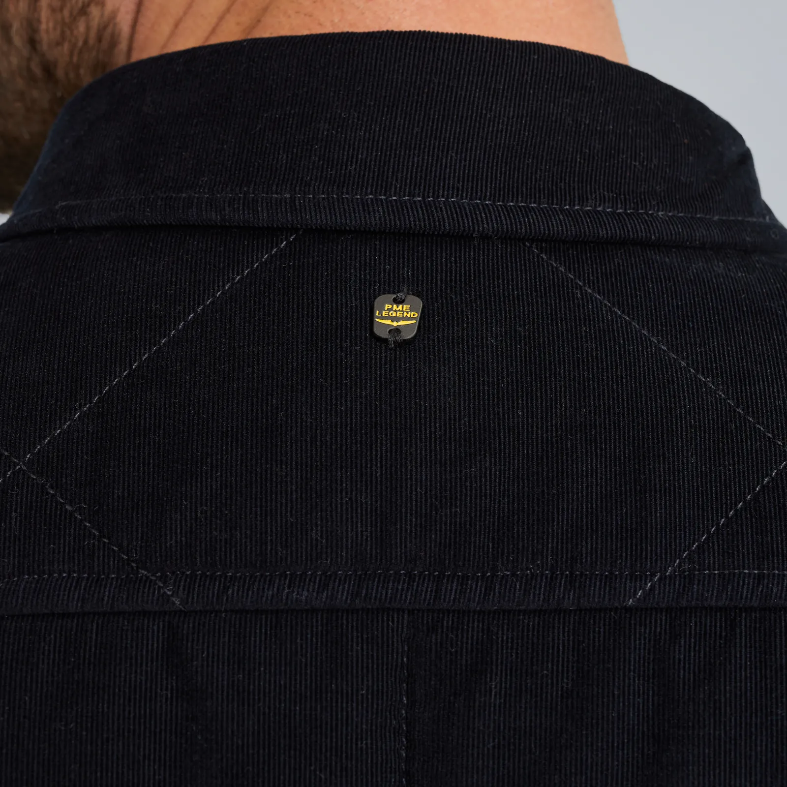 PME Legend Shirt Jacket Van Corduroy Blauw Hot