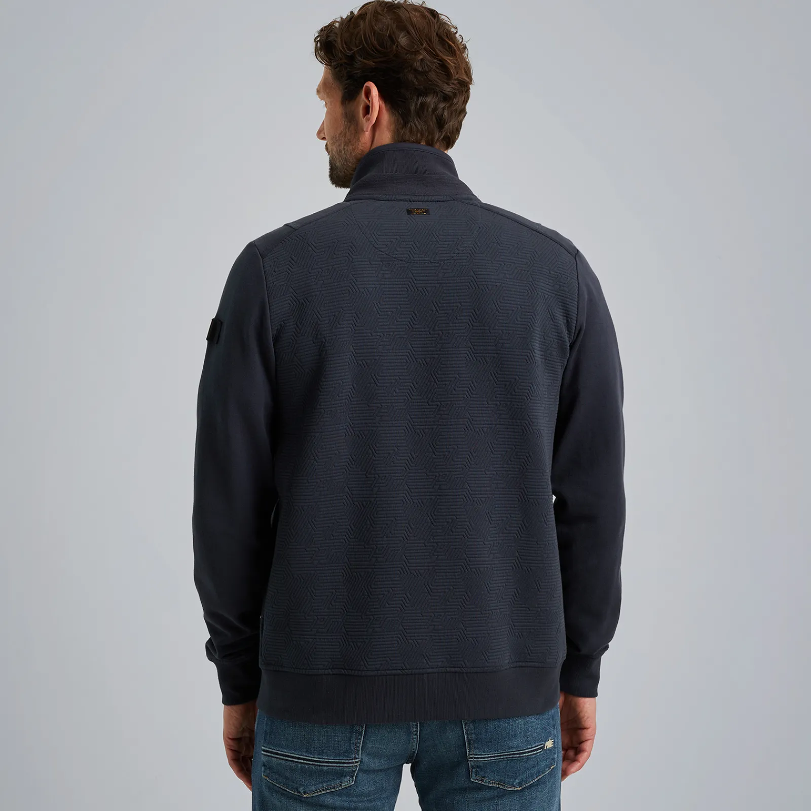 PME Legend Sweat Jacket Met Ritssluiting Blauw Shop