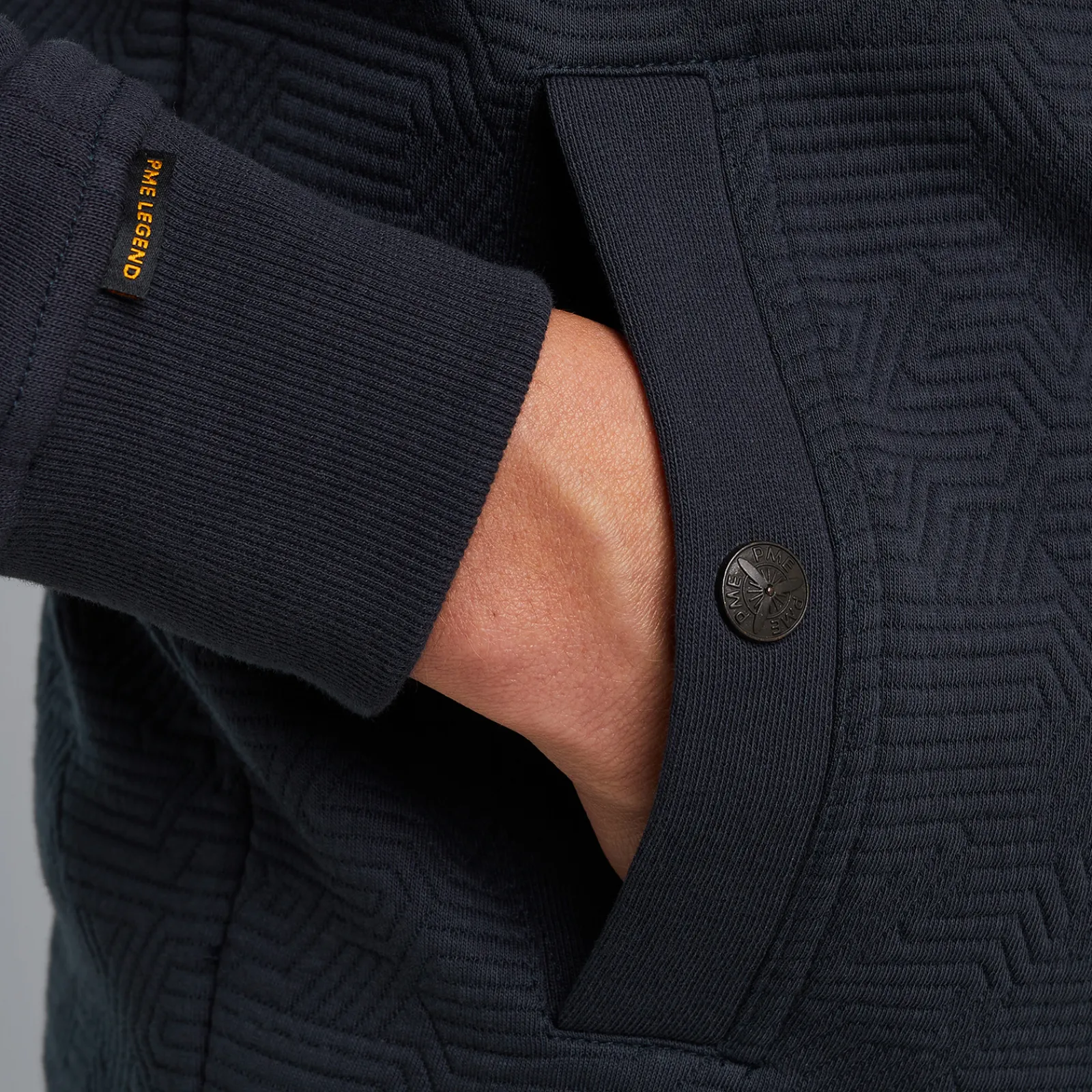 PME Legend Sweat Jacket Met Ritssluiting Blauw Shop