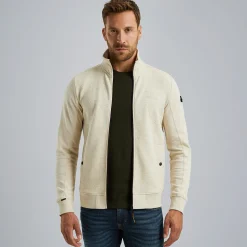 PME Legend Sweat Jacket Met Ritssluiting Beige Store