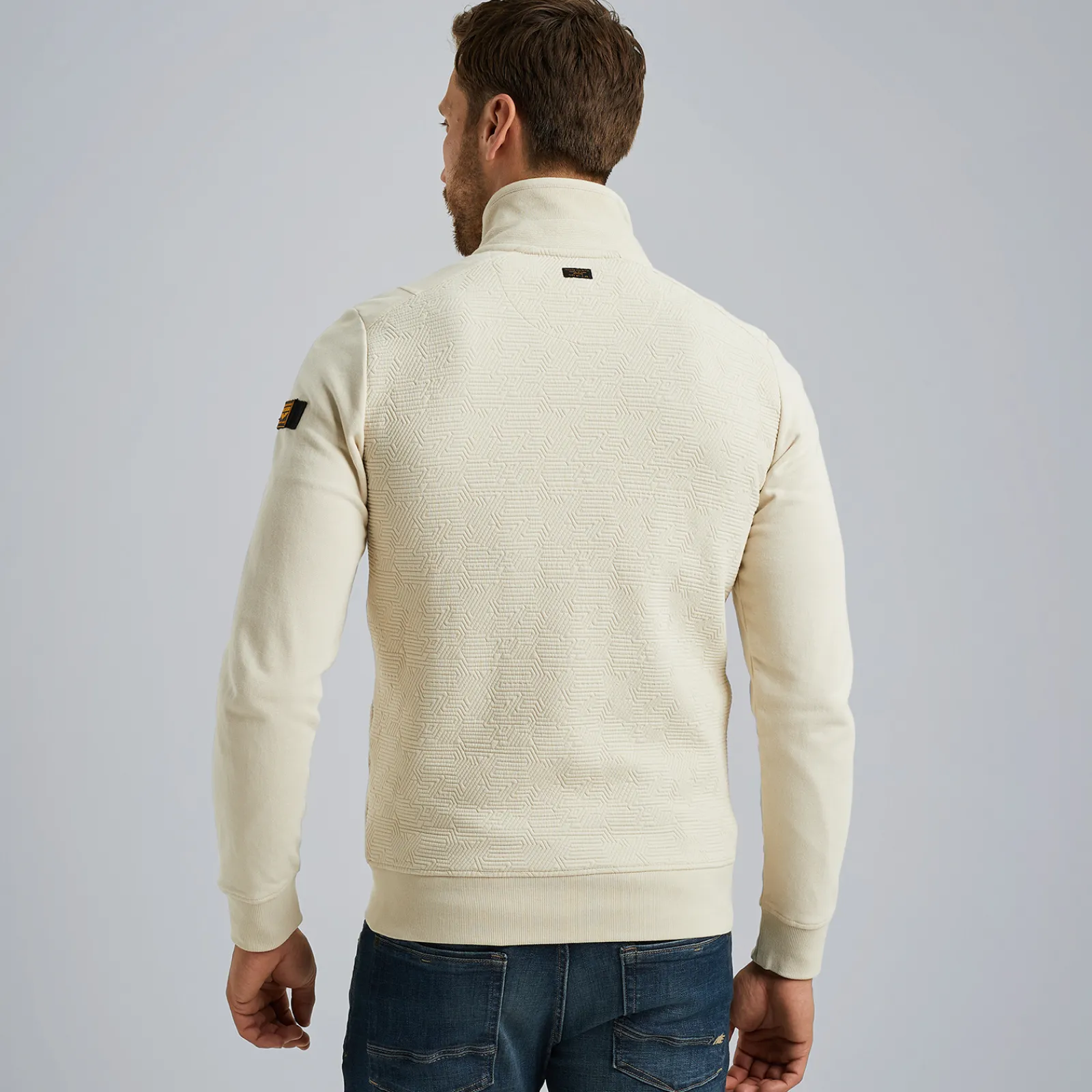 PME Legend Sweat Jacket Met Ritssluiting Beige Store