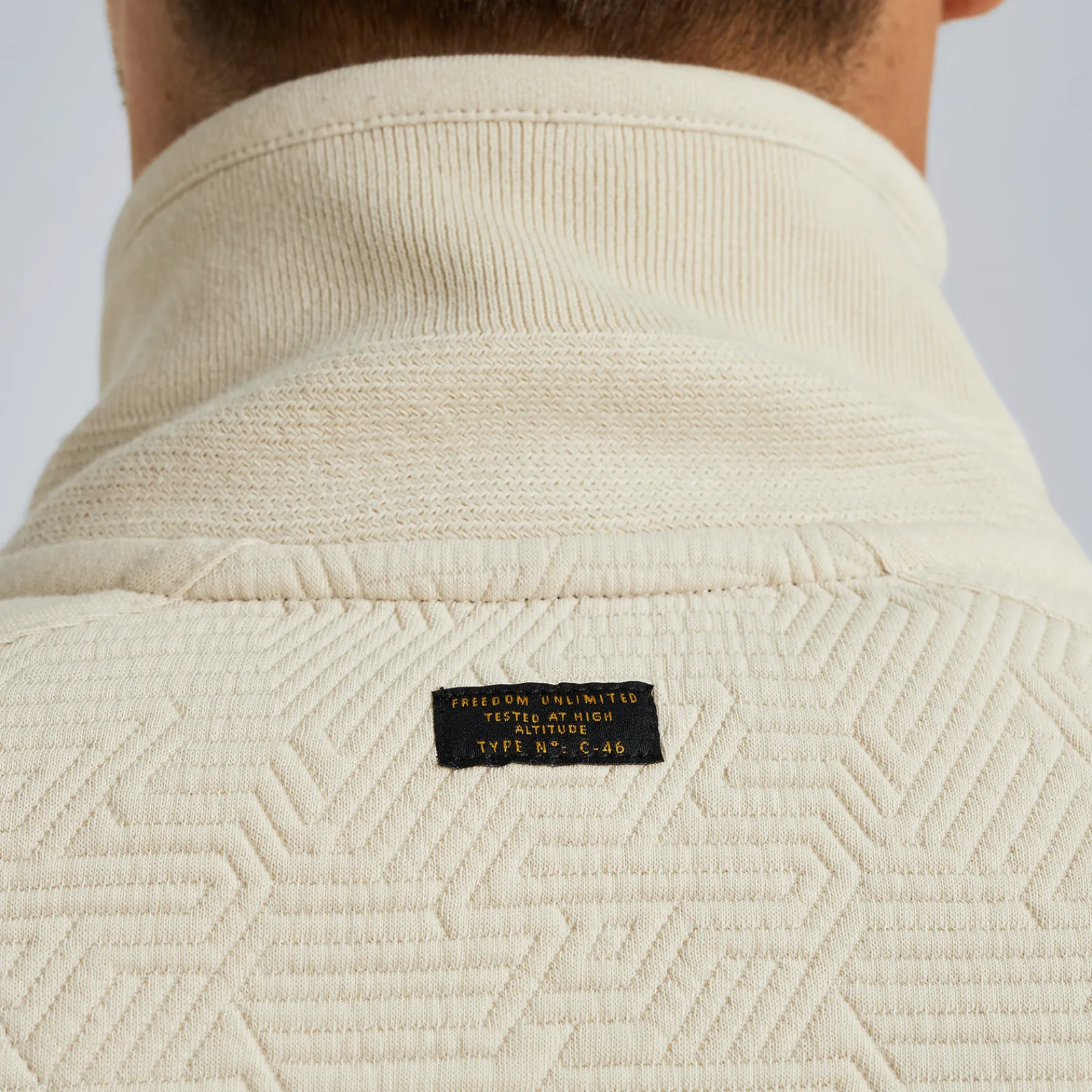PME Legend Sweat Jacket Met Ritssluiting Beige Store