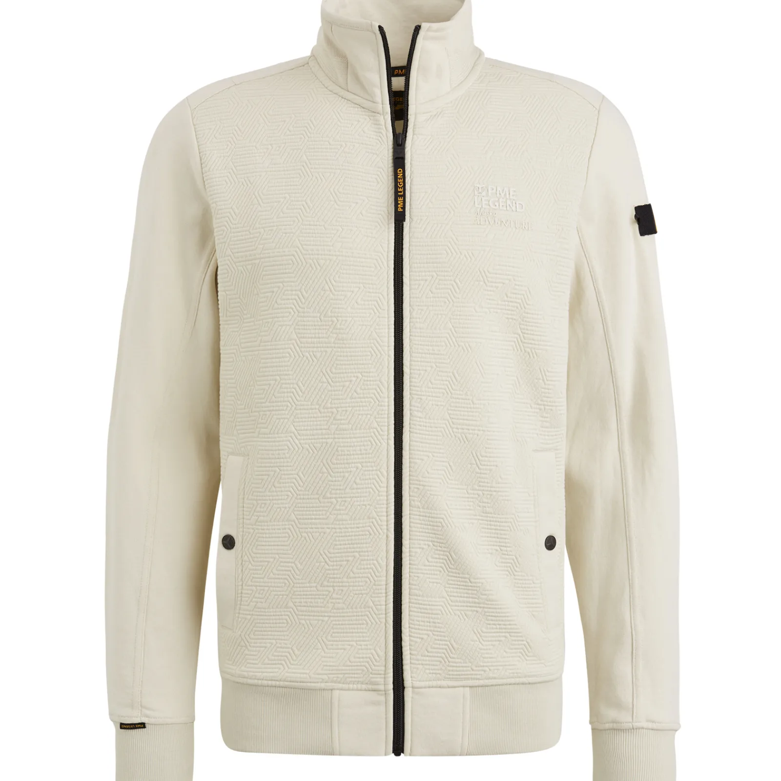 PME Legend Sweat Jacket Met Ritssluiting Beige Store
