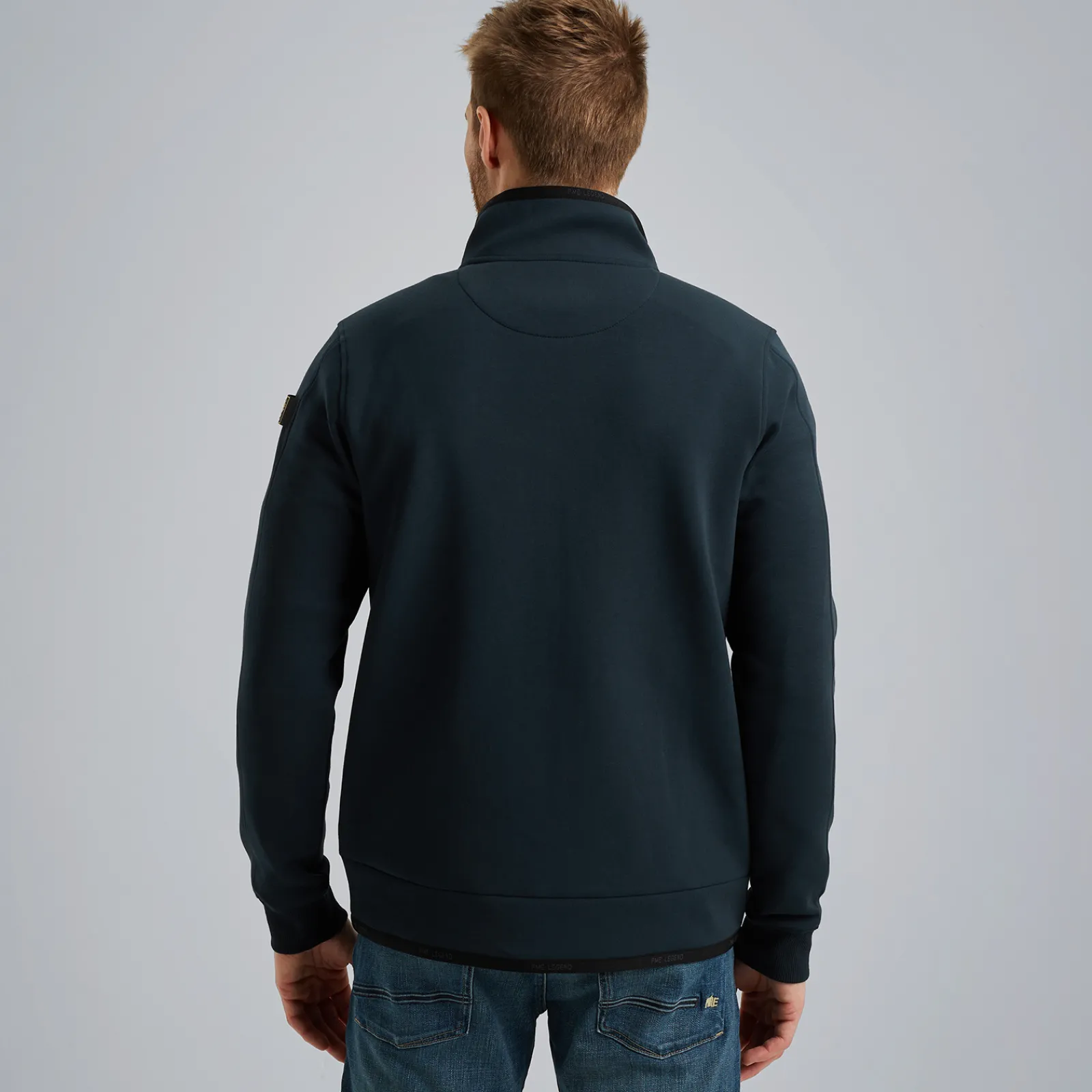 PME Legend Sweat Jacket Met Ritssluiting Blauw Sale