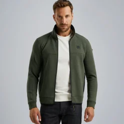PME Legend Sweat Jacket Met Ritssluiting Groen Best