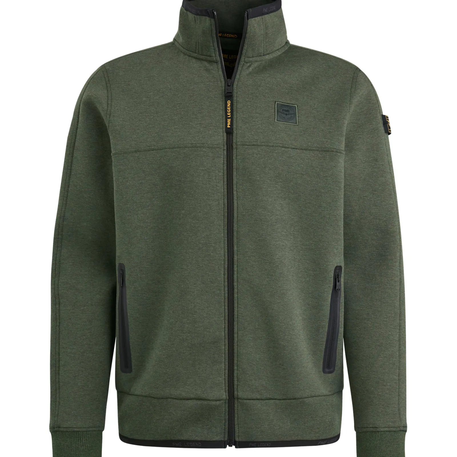 PME Legend Sweat Jacket Met Ritssluiting Groen Best