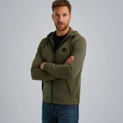 PME Legend Sweat Jacket Met Ritssluiting Groen Shop