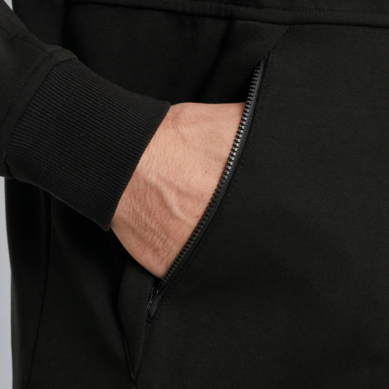 PME Legend Sweat Jacket Met Ritssluiting Zwart Flash Sale