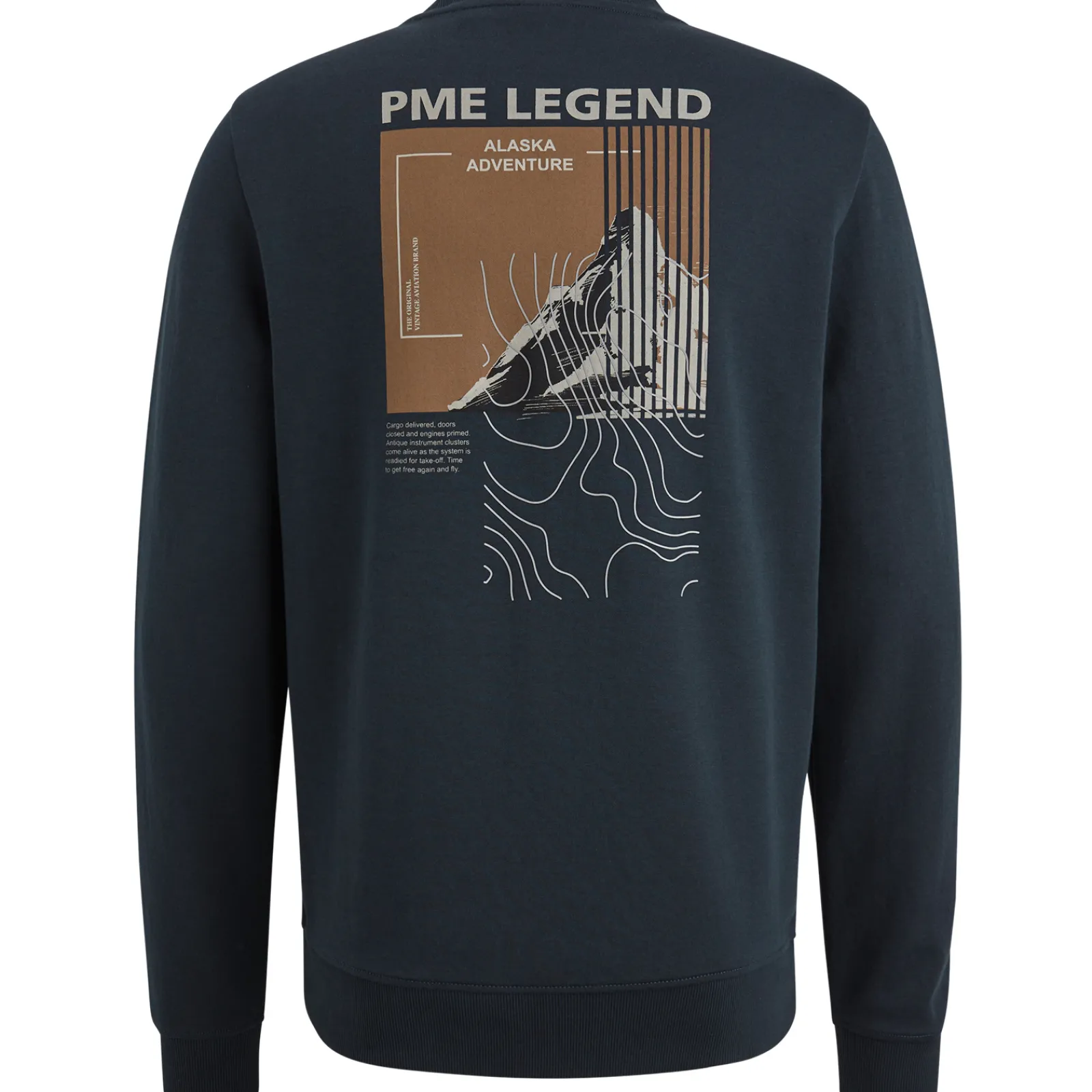PME Legend Sweatshirt Met Artwork Blauw Shop