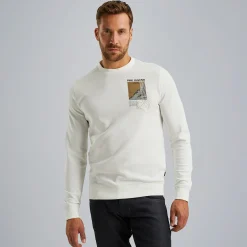 PME Legend Sweatshirt Met Artwork Wit Discount