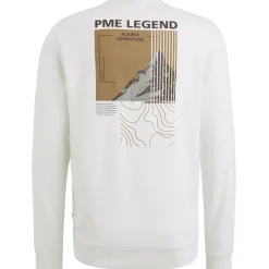 PME Legend Sweatshirt Met Artwork Wit Discount