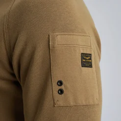 PME Legend Sweatshirt Met Flight Pocket Bruin Hot