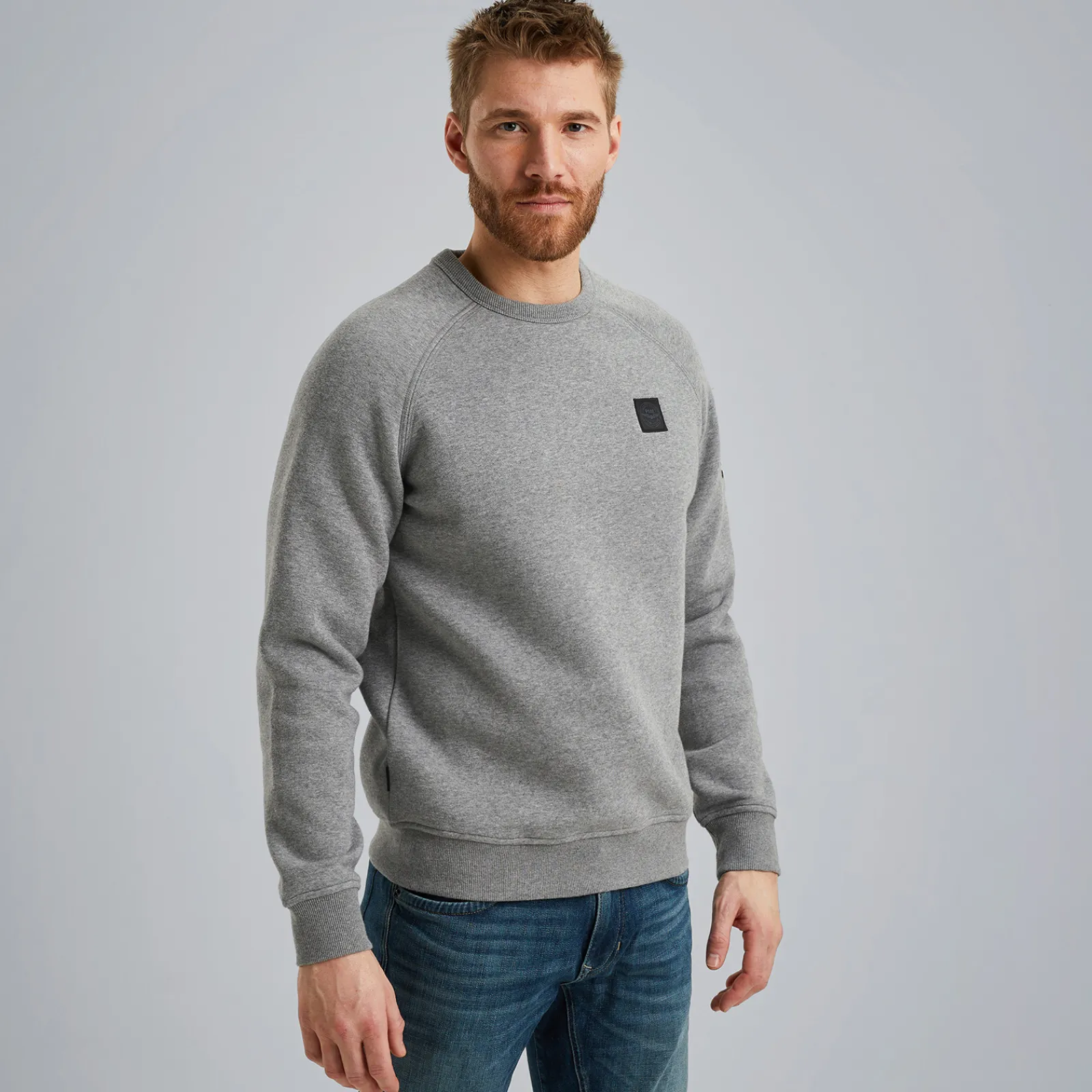 PME Legend Sweatshirt Met Flight Pocket Grijs Cheap