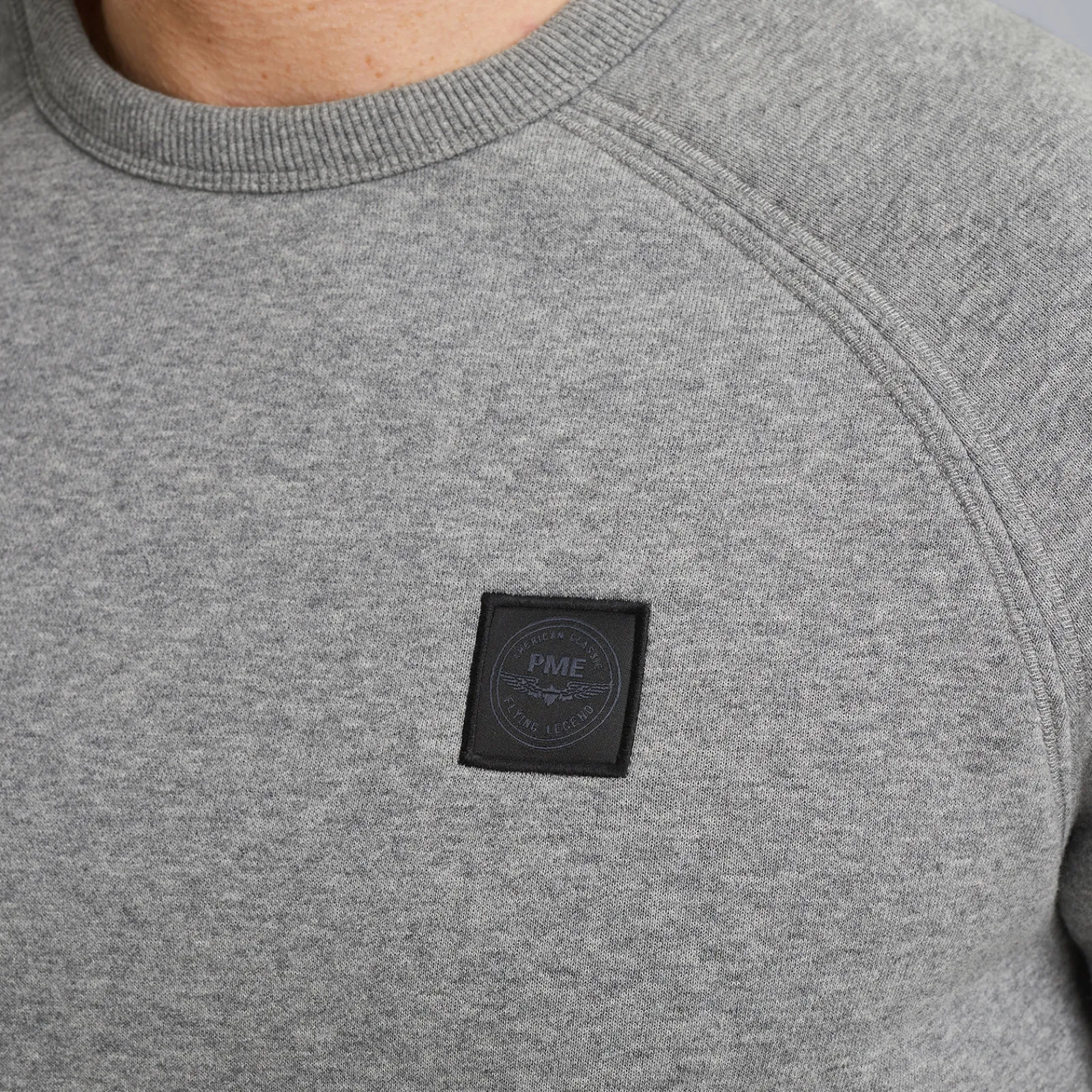 PME Legend Sweatshirt Met Flight Pocket Grijs Cheap
