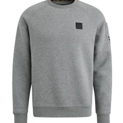PME Legend Sweatshirt Met Flight Pocket Grijs Cheap