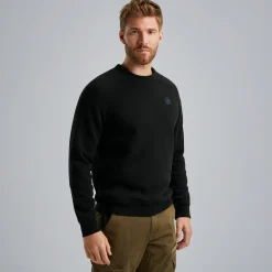 PME Legend Sweatshirt Met Flight Pocket Zwart Clearance