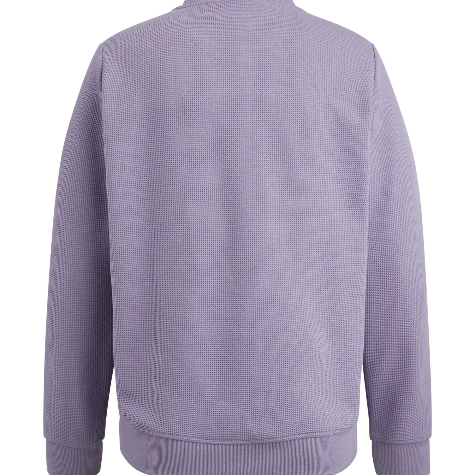 PME Legend Sweatshirt Met Wafelstructuur Paars Outlet