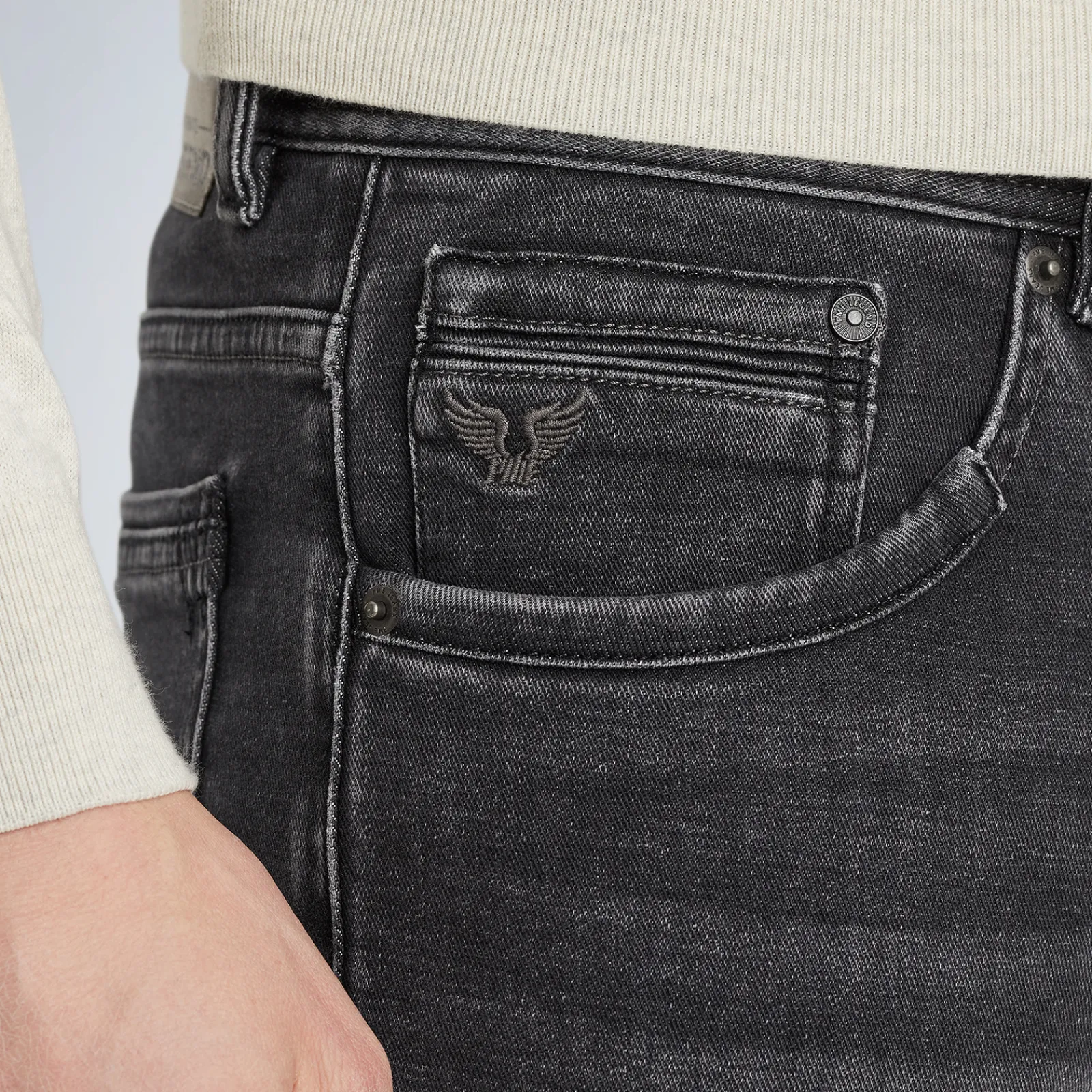 PME Legend Tailwheel Denim Jeans Grijs Cheap